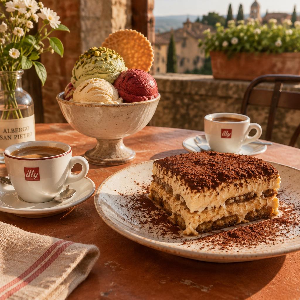 Dolci della casa e gelato artigianale